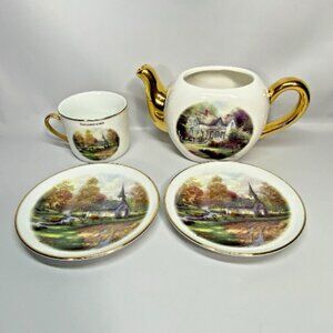 Thomas Kinkade The Aspen Chapel - Home Is Where The Heart Is II - Bundle